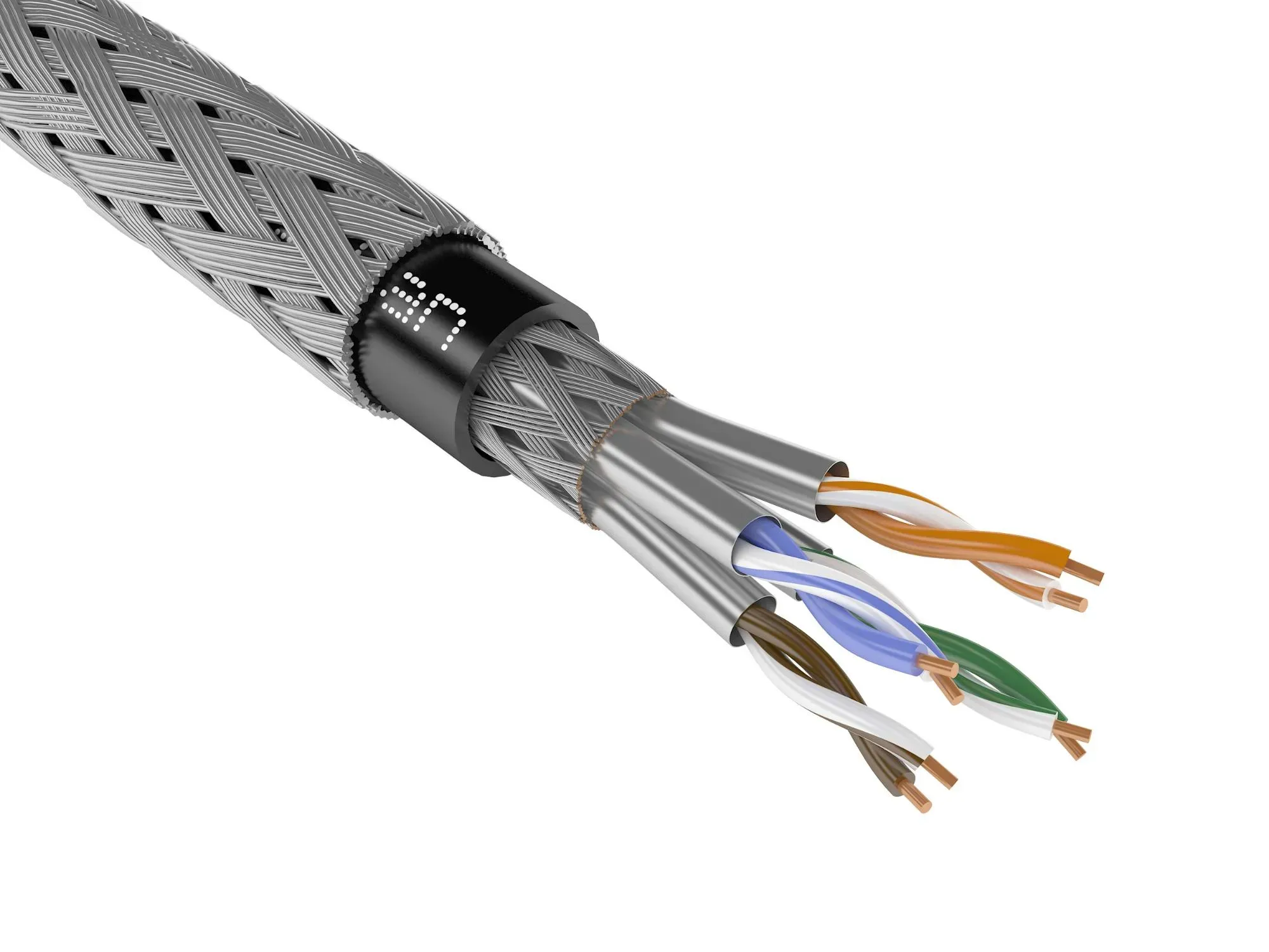 Кабель (провод) ParLan ARM S/FTP Cat7A ZH Мнг(А)-HF 4х2х0,60