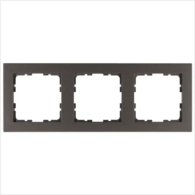 Рамка G-Classic 3-постовая, цвет Мокко Jasmart G1003Z