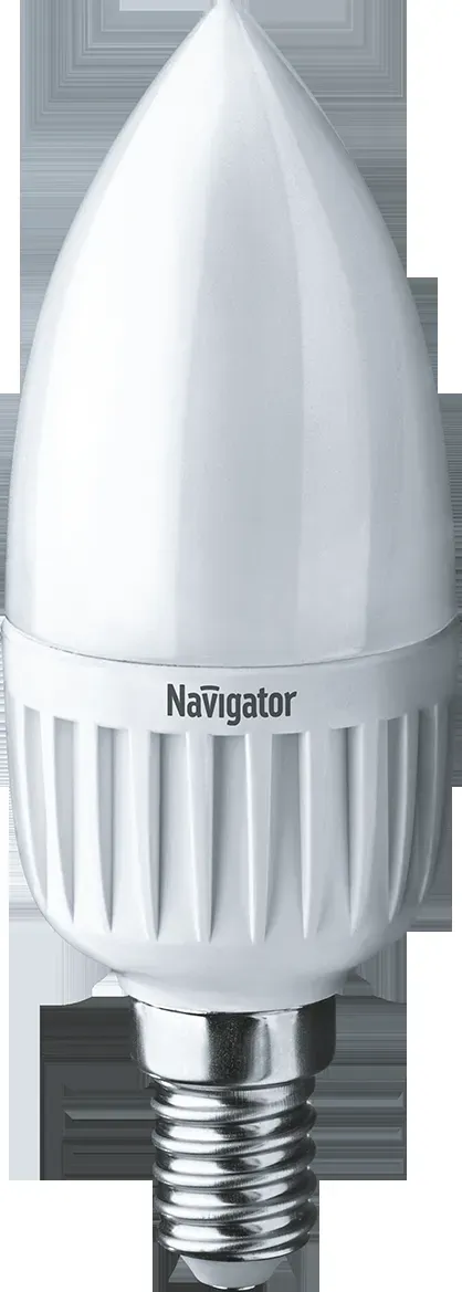 Лампа светодиодная led 5вт е14 дневной матовая свеча NAVIGATOR GROUP 20203