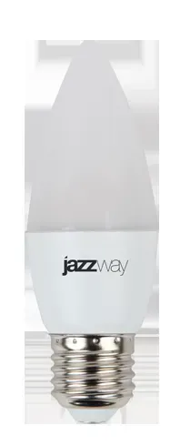Лампа светодиодная led 8 вт 640лм 5000к белая е27 свеча jazzway JAZZWAY 5028562