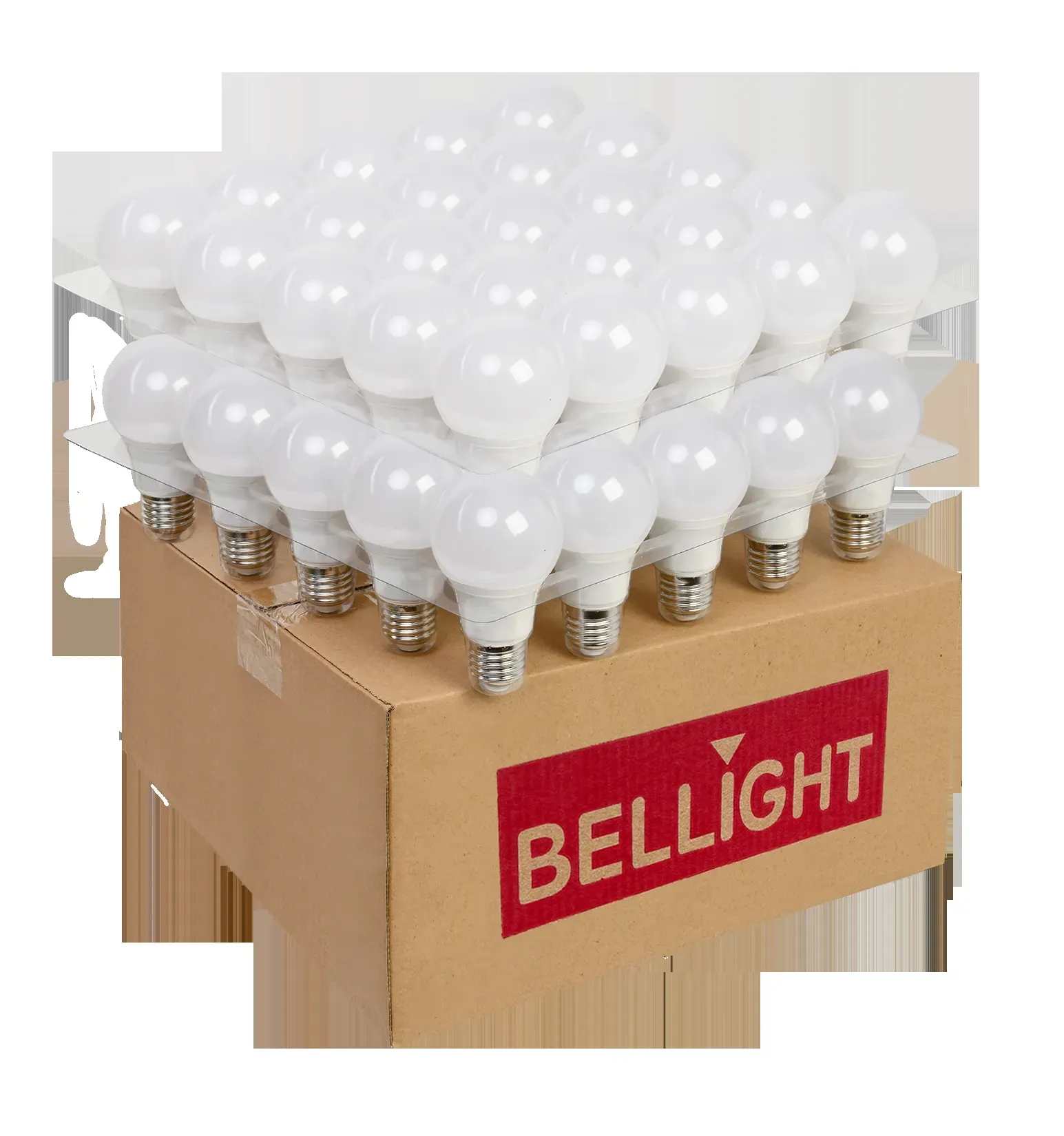 Лампа светодиодная led-12вт a60 220v e27 1020лм 3000к рф (50 шт./упак.) BELLIGHT 44325688