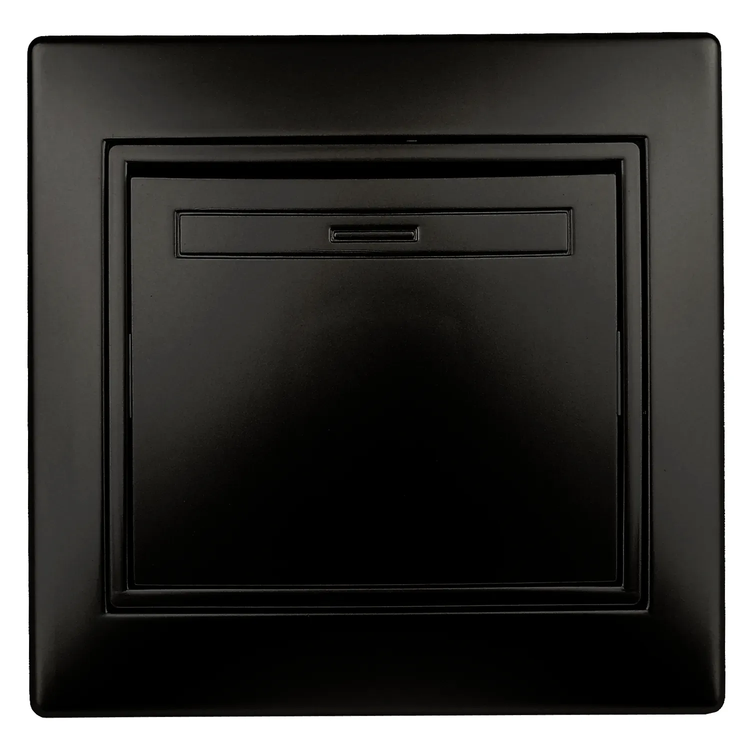 Выключатель Intro Plano 1-101-05 одноклавишный,10А-250В, IP20, СУ, антрацит ЭРА Б0053725