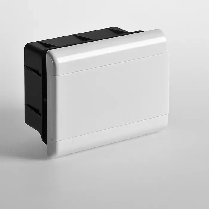 Щрв-п- на 9 мод. с двер. 222х160х90мм (непрозрачная дверца) коричневый RUVINIL 68129К