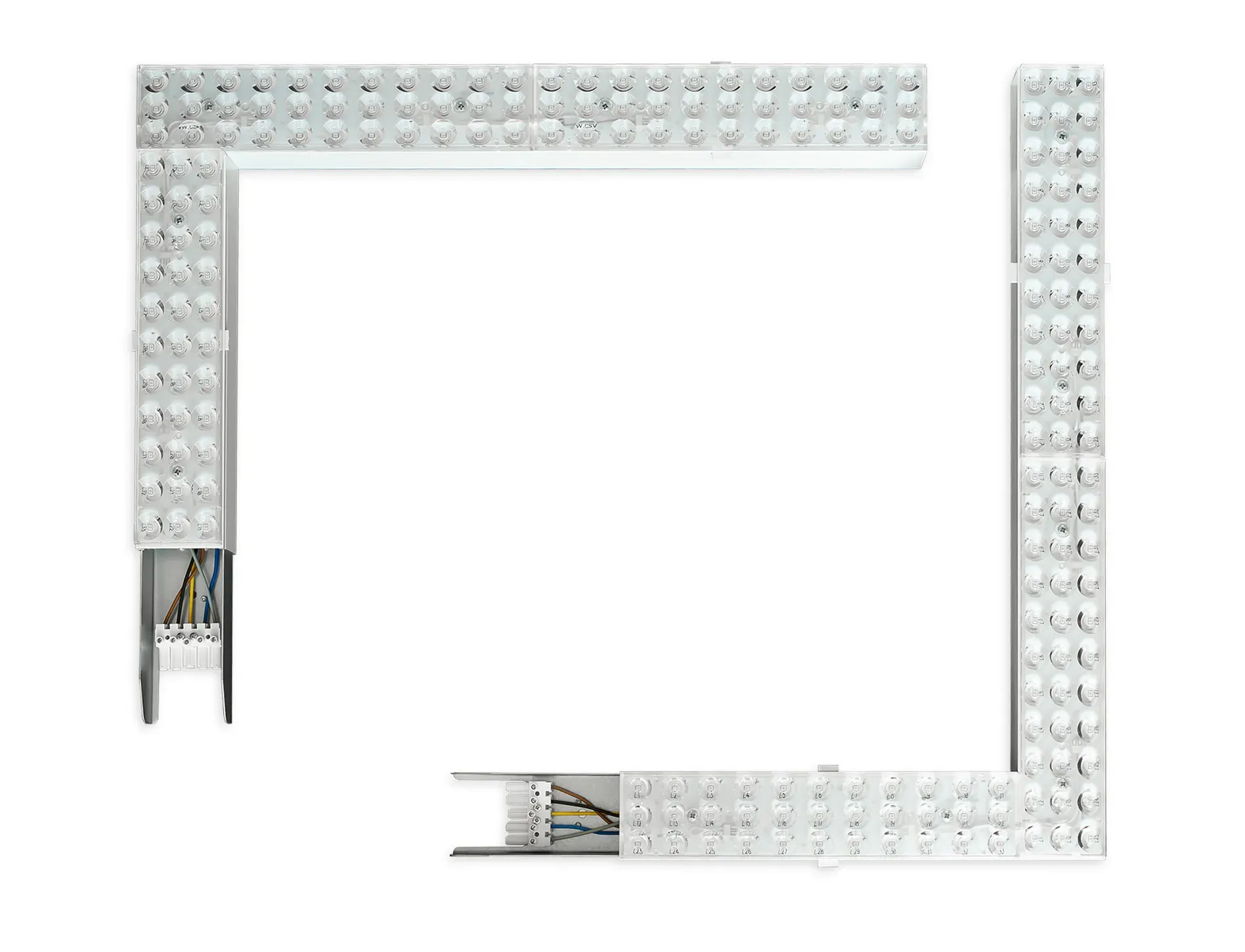 Светильник светодиодный ДСО/ДПО-38w 5200лм 5000К SYM IP40 VOLGA EU угловой правый Центрстройсвет ЦБ000012768