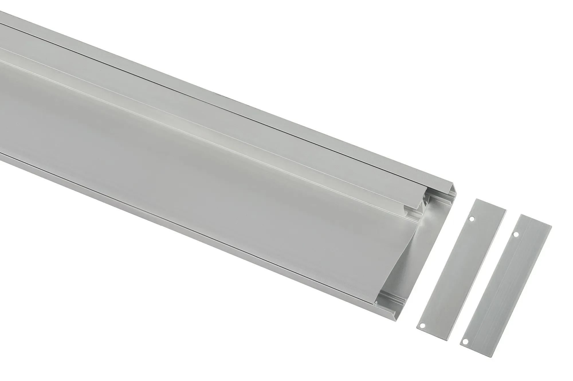 Комплект с накладным анодированным профилем 8018 80х18мм 2м ЭРА Б0062819