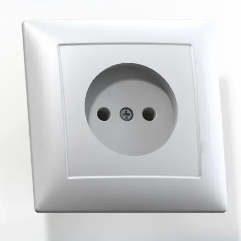 СЕЛЕНА Розетка скр. уст. одномест. РС16-369, белый Кунцево 8110
