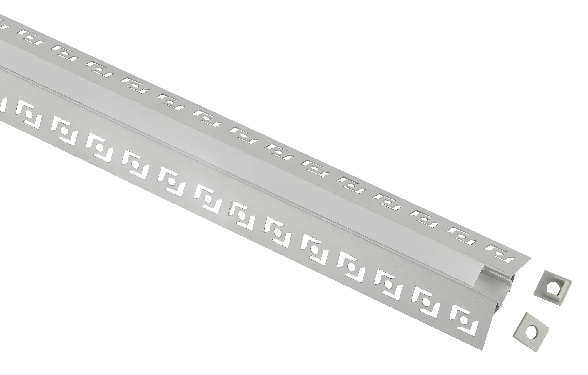 Комплект с анодированным профилем под штукатурку 5022 для внешнего угла 50х22мм 2,5м ЭРА Б0062867