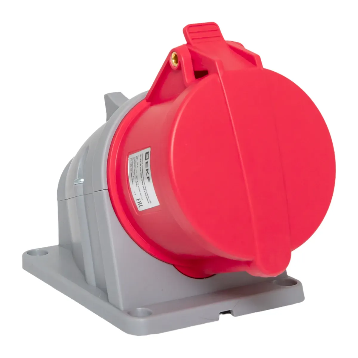 Розетка стационарная наружная 125 3р+ре+n 32а 380в ip44 ekf proxima EKF PS-125-32-380-PRO
