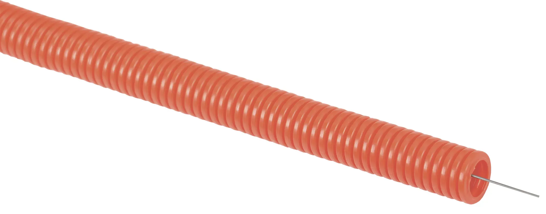 Труба гофрированная пнд d16 с зондом оранжевая (50м) IEK CTG20-16-K04-050
