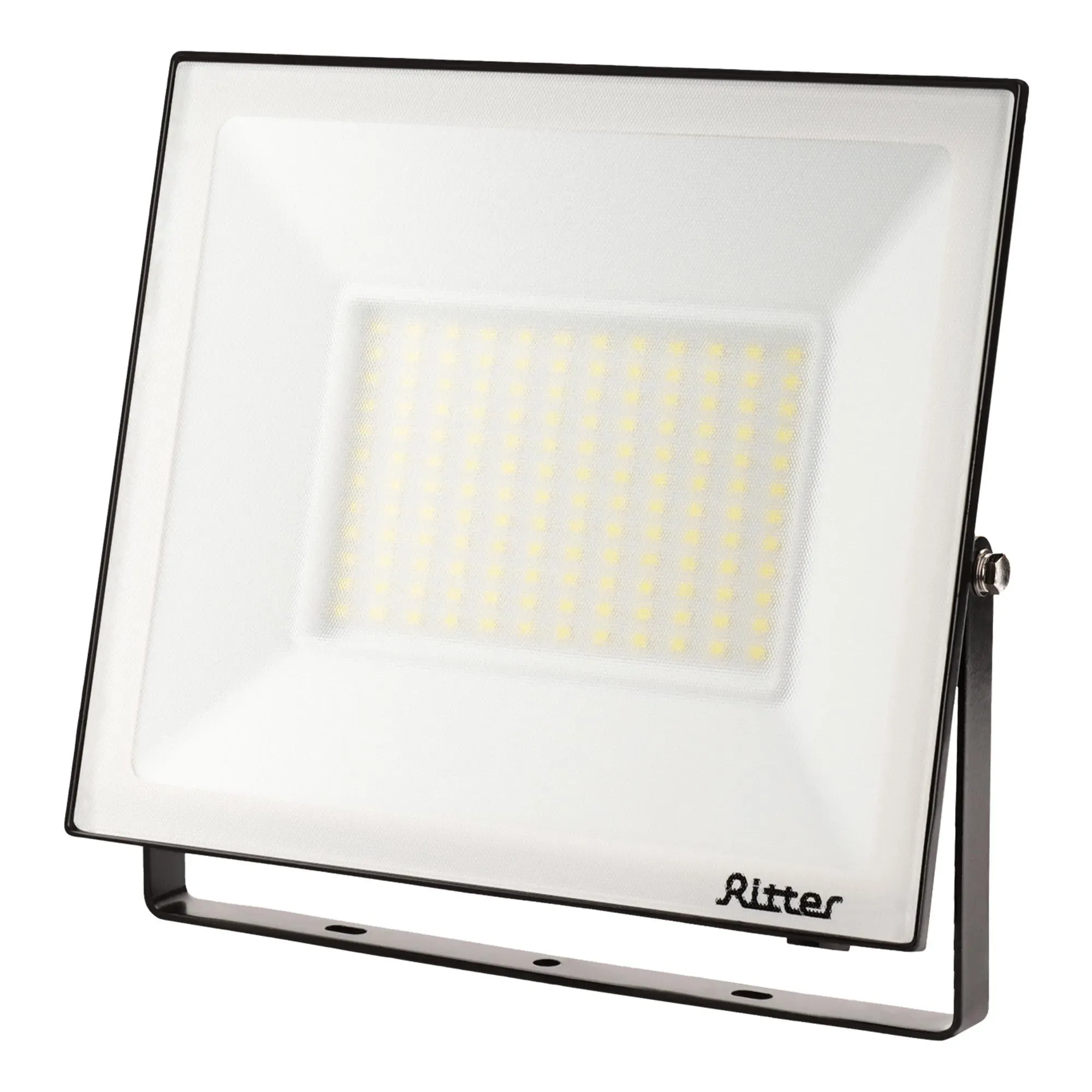 Прожектор светодиодный, серия profi, 230в, 100вт, 2700к, 10000лм, ip65, гарантия 5 лет, черный, 53430 7, ritter RITTER 53430 7