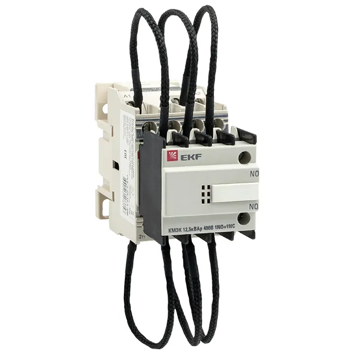 Контактор для конденсатора КМЭК 12.5квар 400В 1NО+1NC PROxima EKF ctrk-s-25-12,5-400