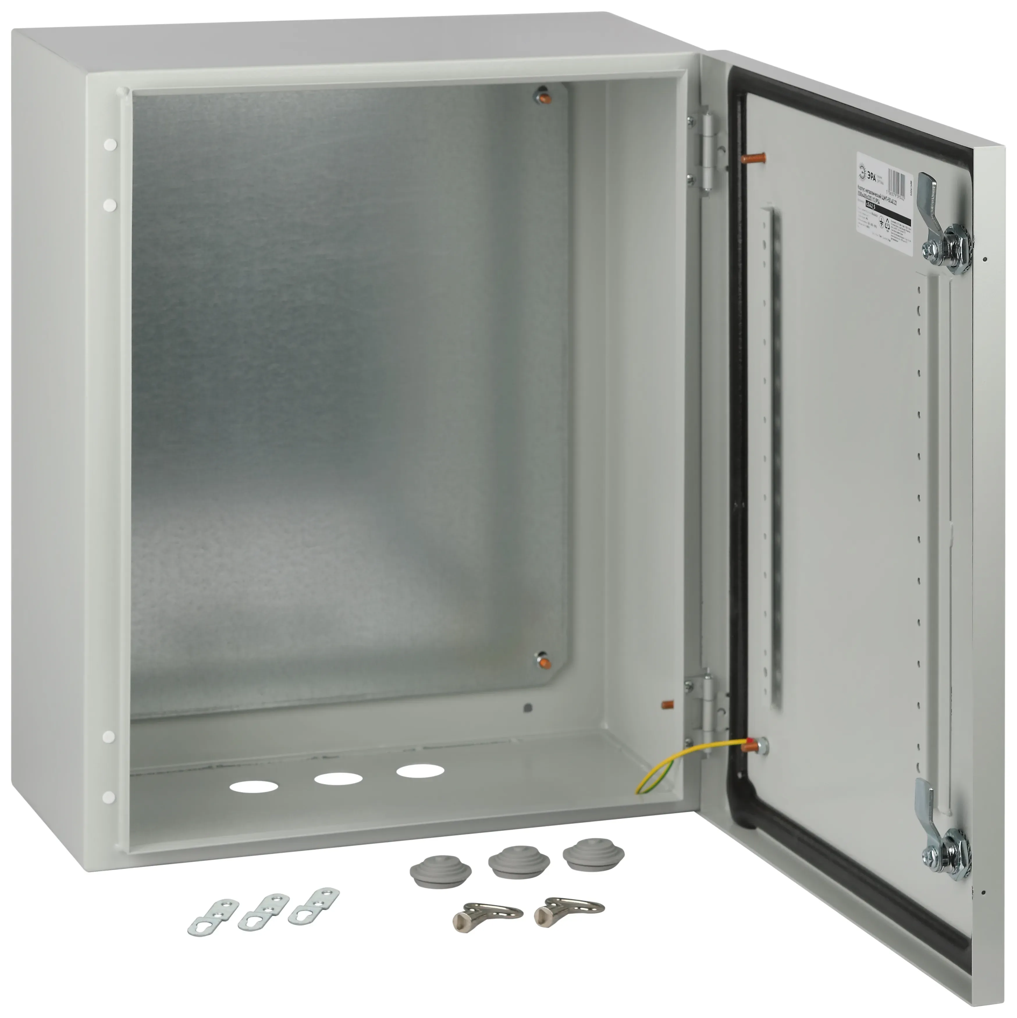 Корпус металлический щмп-50.40.22 эра optima c.5.4.2_5 (500х400х220) у2 ip54 ЭРА Б0061600