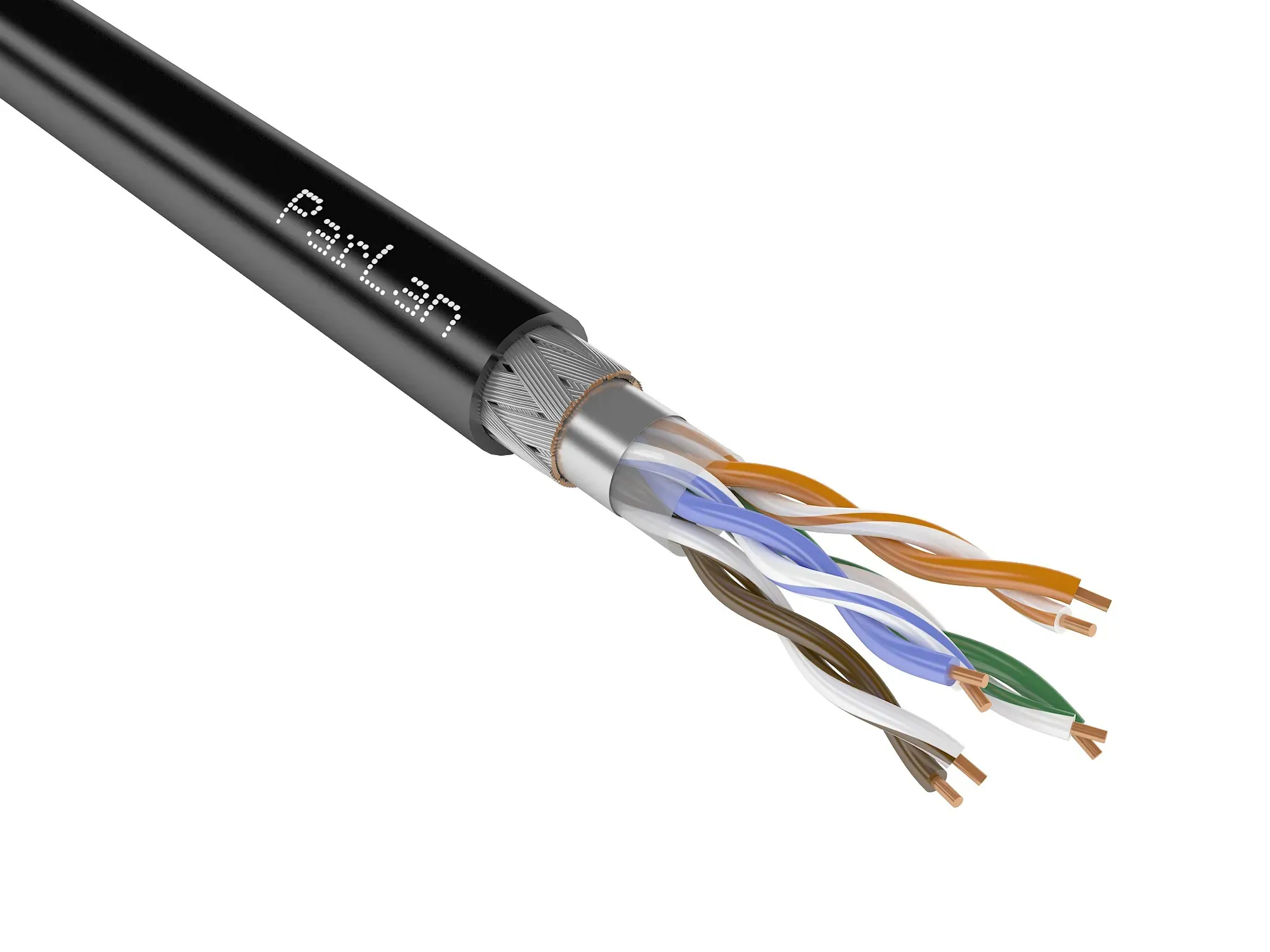 Кабель (провод) ParLan SF/UTP Cat5e PUR 8х2х0,52