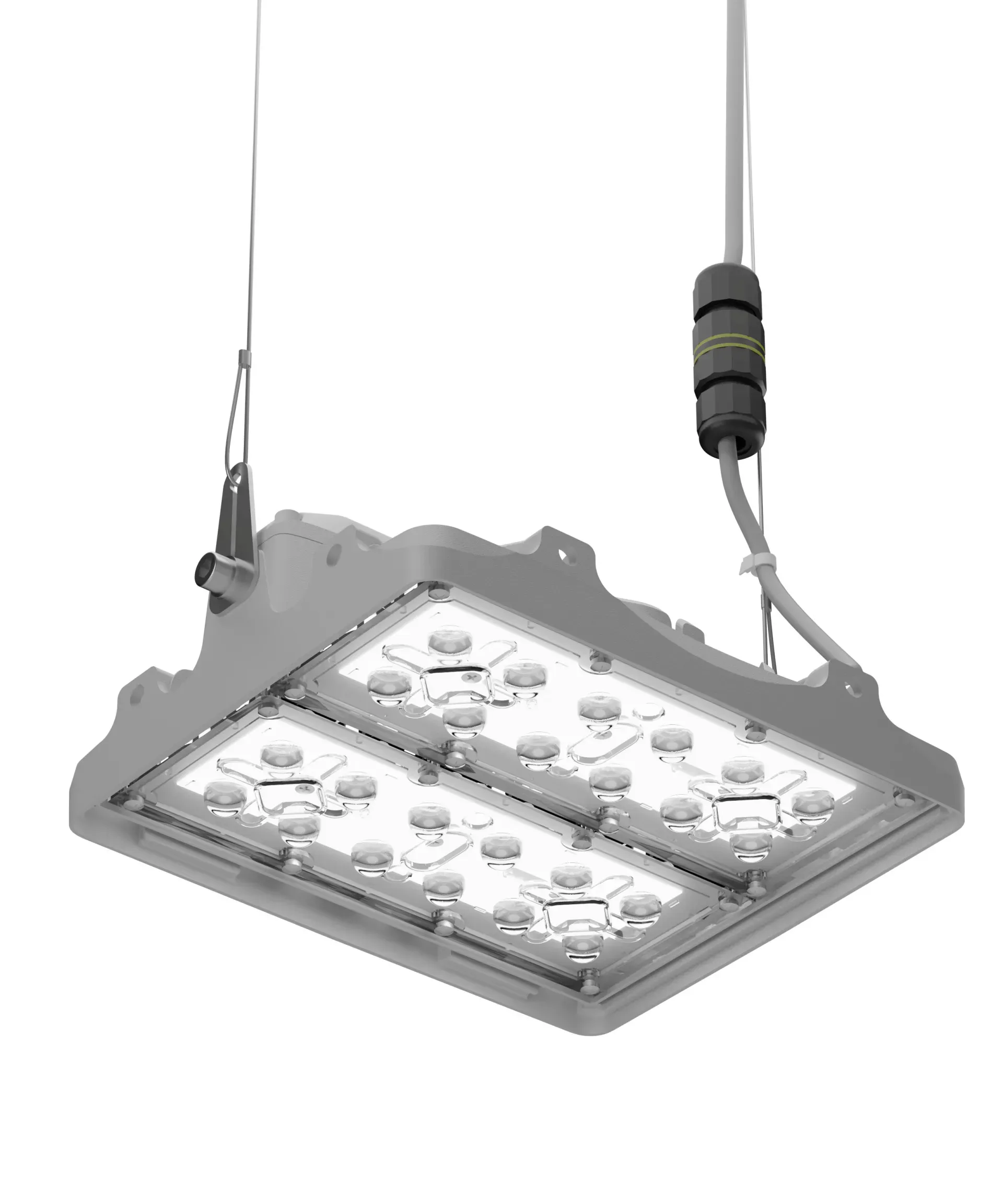 Светильник L-pixel 1/50/К15/750/(R5)/01/MT-KM/I1-D1/220AC IP66 RAL7035 LEDEL PX50-41516-124-182