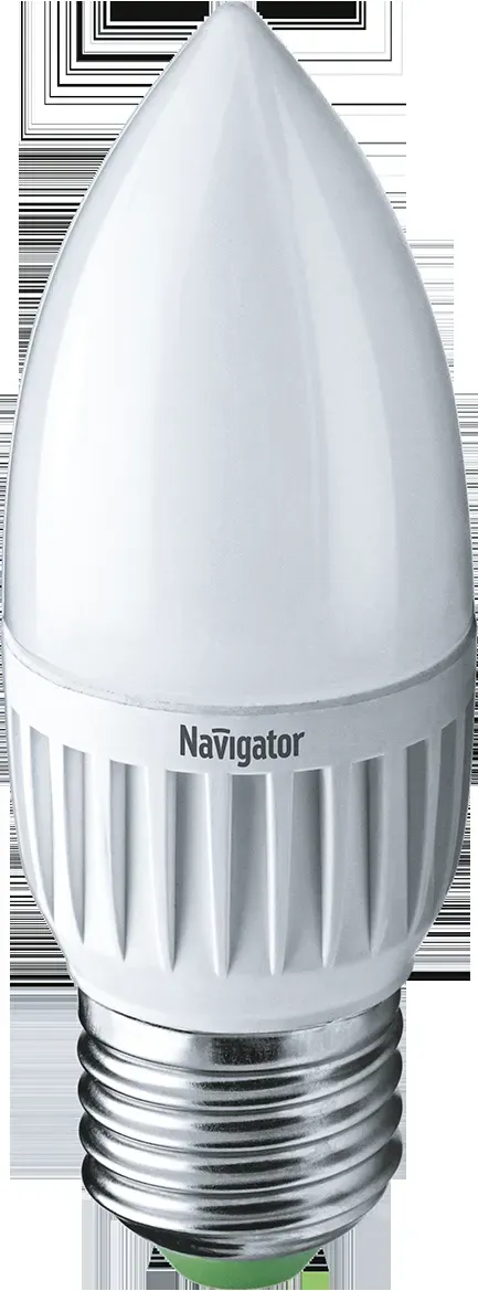 Лампа светодиодная led 5вт e27 белый матовая свеча NAVIGATOR GROUP 18864