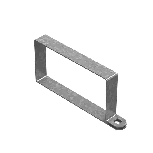 Хомут крышки лестничного лотка ЛКР 500х110, толщ. 1,0 мм, гор. цинк OSTEC ХКЛКР-500х110-1,0-ГЦ