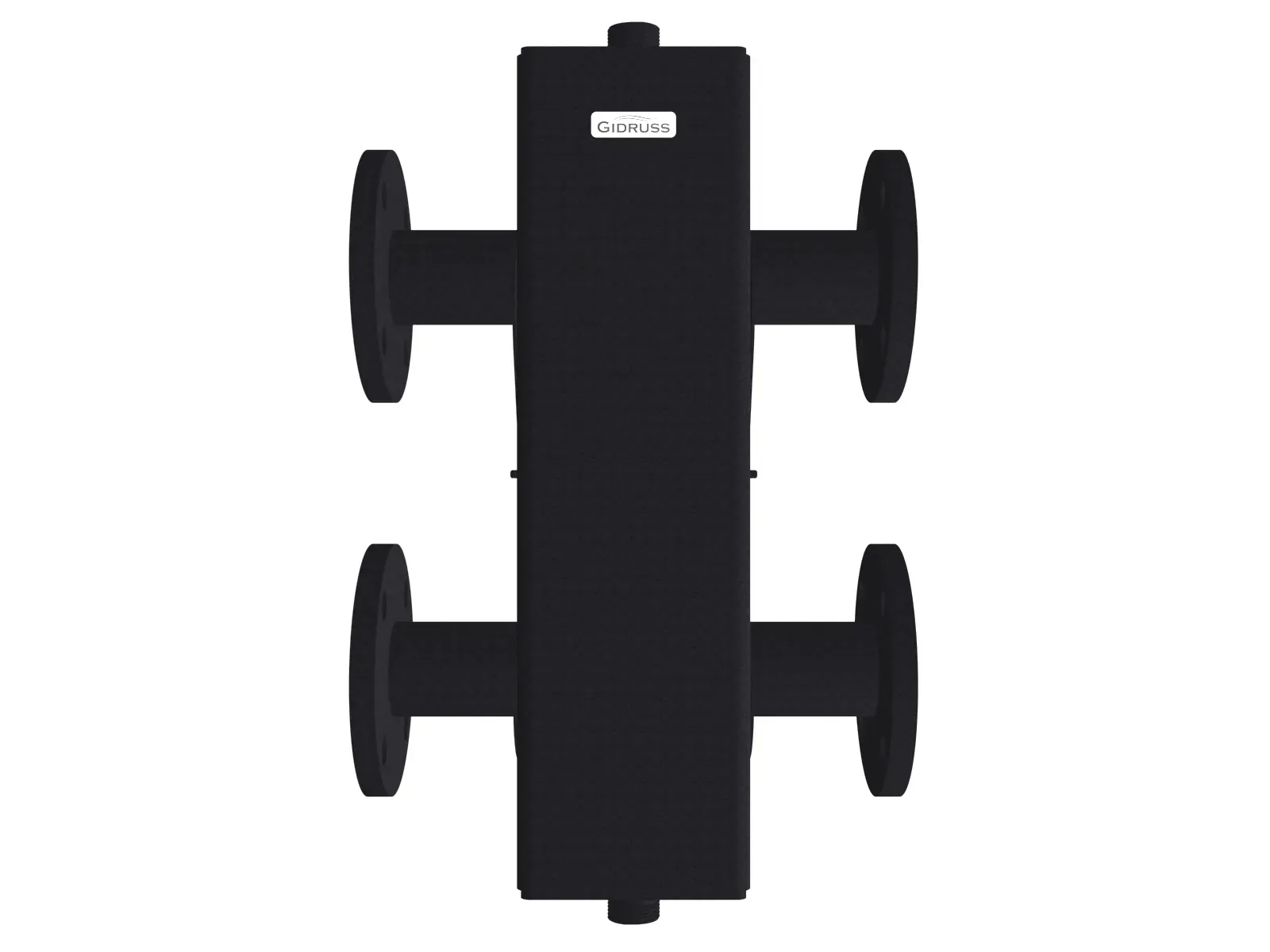 Стрелка гидравлическая GR-250-50F DN 50 фланцевое соединение до 250 кВт ст. 09Г2С Gidruss 11 00250 19