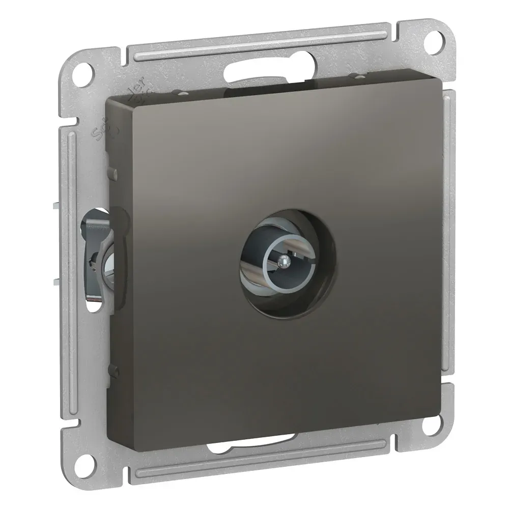 Антенна ATLASDESIGN TV коннектор механизм сталь SE (Потенциал) ATN000993