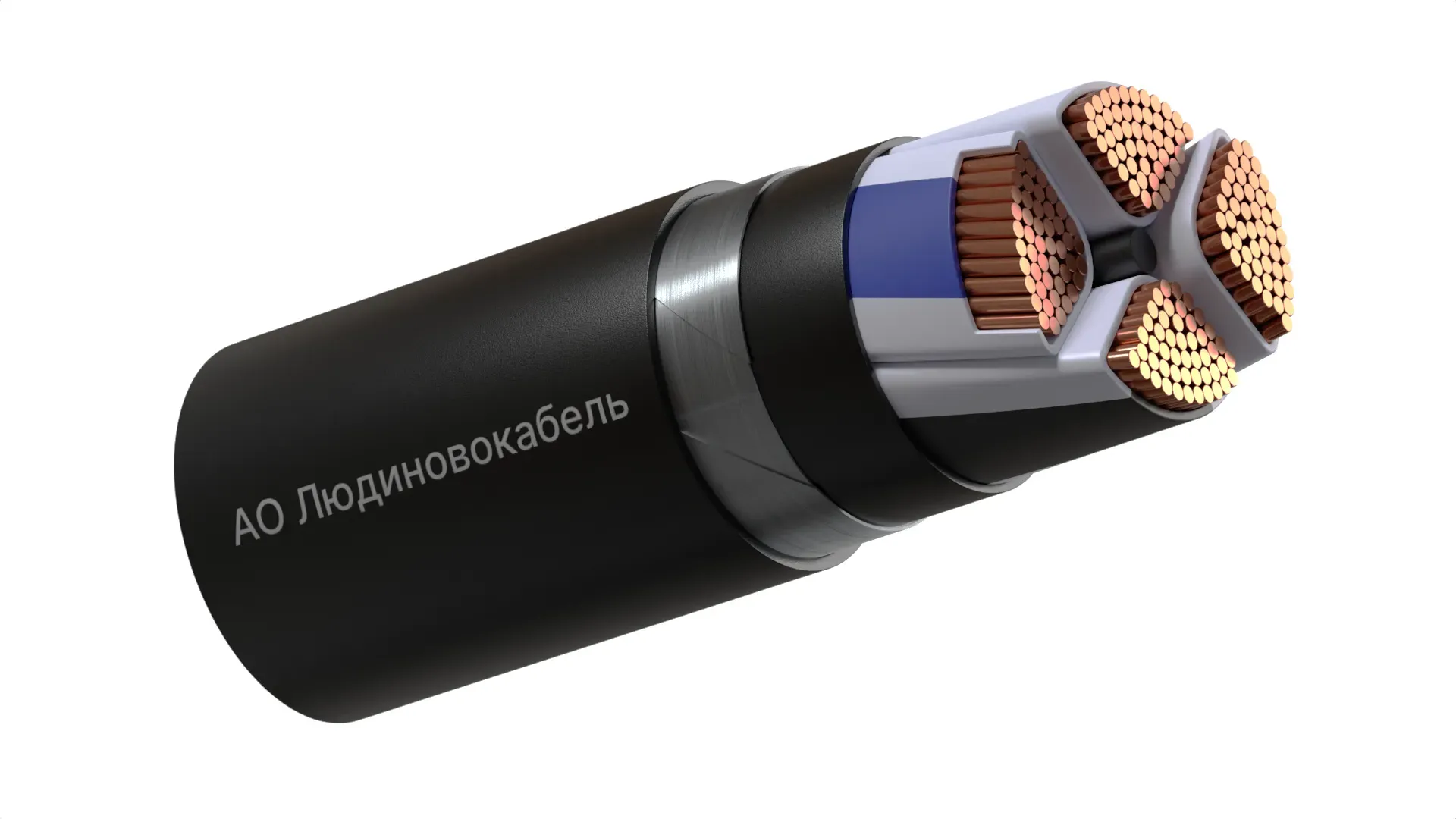 Силовой кабель ВБШвнгА-LS 4х150 Людиново Л0016234 черный