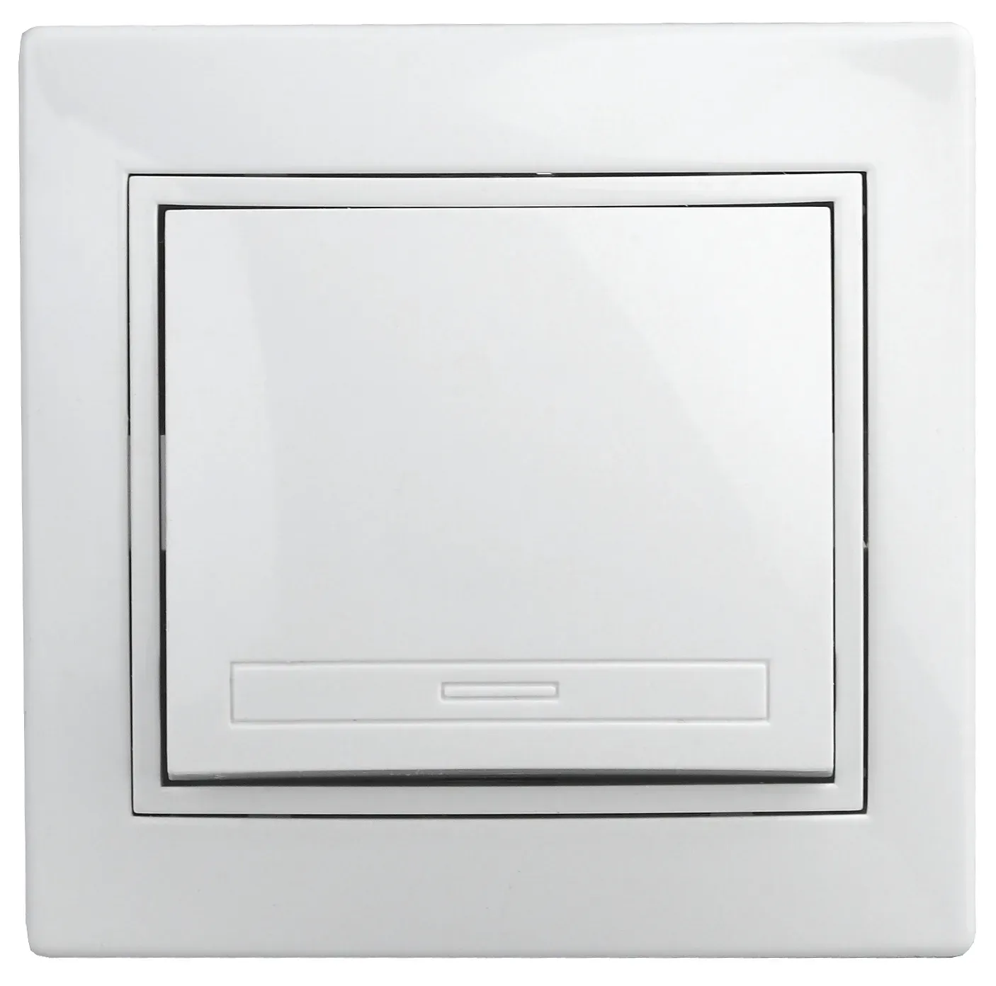 Выключатель Intro Plano 1-101-01 одноклавишный,10А-250В, IP20, СУ, белый ЭРА Б0053721