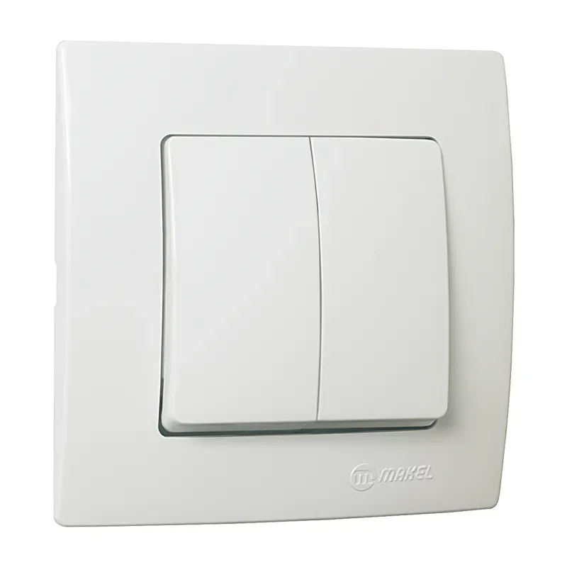 ВЫКЛЮЧАТЕЛЬ 2 КЛАВИШНЫЙ LILLIUM NATURAL KARE Makel 32001003