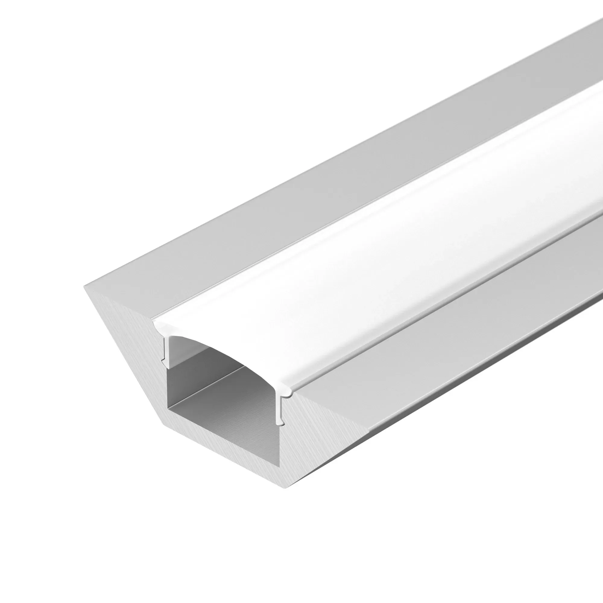 Профиль с экраном ALU-CORNER-2000 ANOD+FROST (ARL, Алюминий) Arlight 014900