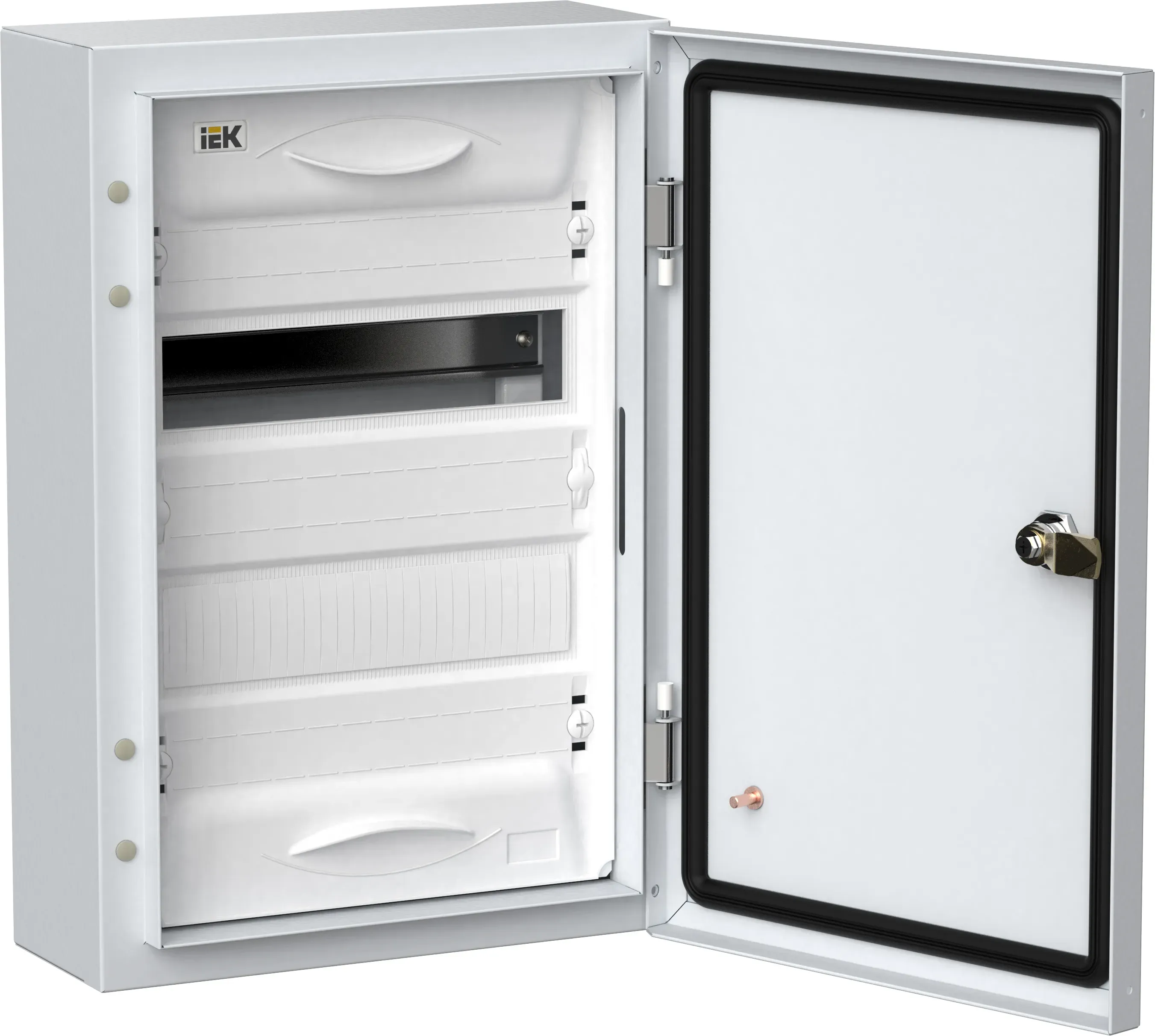 Titan 5 корпус металлический щрн-24 (1х24) 460х310х140 ip54 белый IEK TI5-50-N-024-54