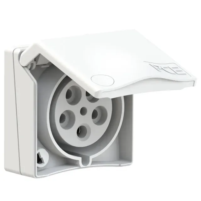 Розетка встраиваемая 32а/400v/3p+n+e/ip44 ALPENBOX 00-00012772