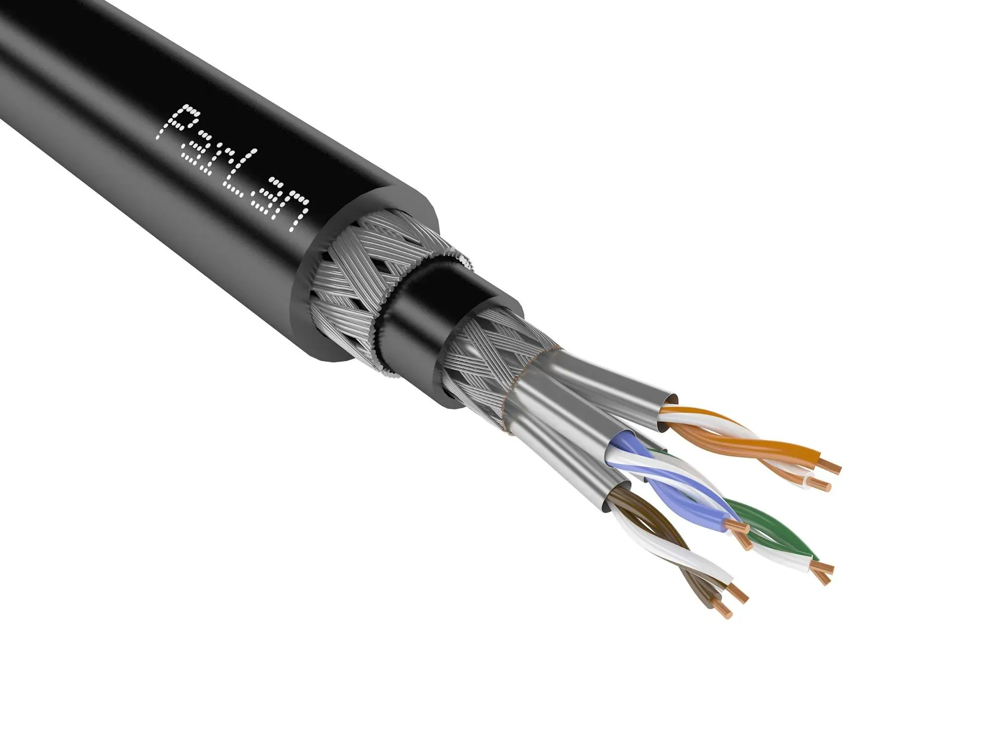 Кабель (провод) ParLan Patch ARM PS S/FTP Cat6A PE 4х2х0,78