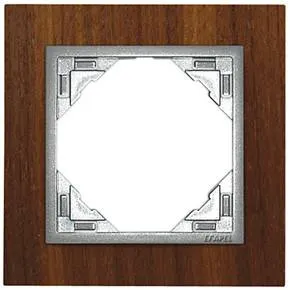 Efapel 90910 TNA Одиночная рамка, орех/алюминий Efapel 90910 TNA