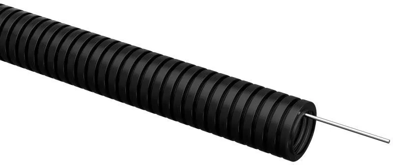 Elasta труба гофрированная пвх d=25мм с зондом черная (50м) iek IEK ET-TG21-121-025-050-K02
