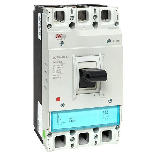 Выключатель автоматический av power-3/3 315а 35ка tr EKF MCCB-33-315-TR-AV