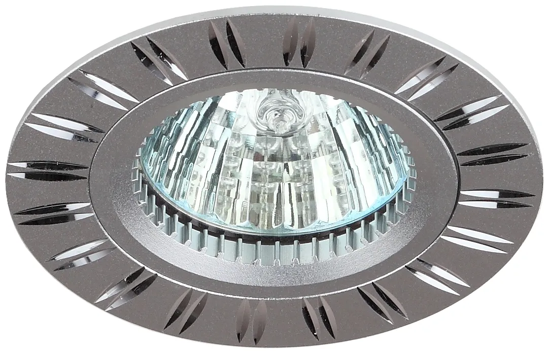 KL33 AL/SL Точечные светильники алюминиевый MR16,12V/220V, 50W серебро/хром ЭРА C0043819