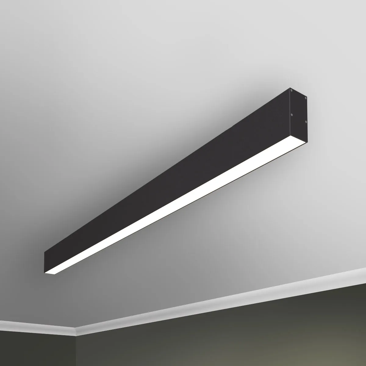 Светильник светодиодный RVE-PLS3567-1940-N (Линейный 1940x35x67мм 50Вт накладной 4000K Анод) RVElektro RVE00001702