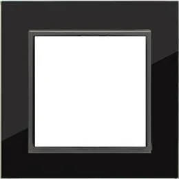 Ecoplast Рамка 1-постовая из натурального темного стекла LK60 Экопласт 864110