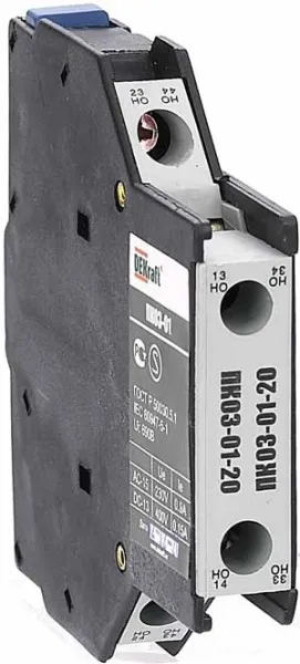 Приставка контактная ПК-03 2НО боковой установки SE (Dekraft) 24109DEK