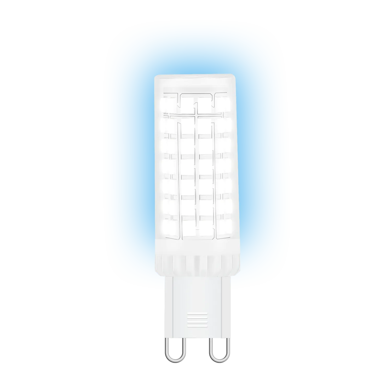 Лампа светодиодная LED 6.5 Вт 700 лм 4100К AC185-265В G9 капсула нейтральный керамическая Black Gauss Gauss 107309206