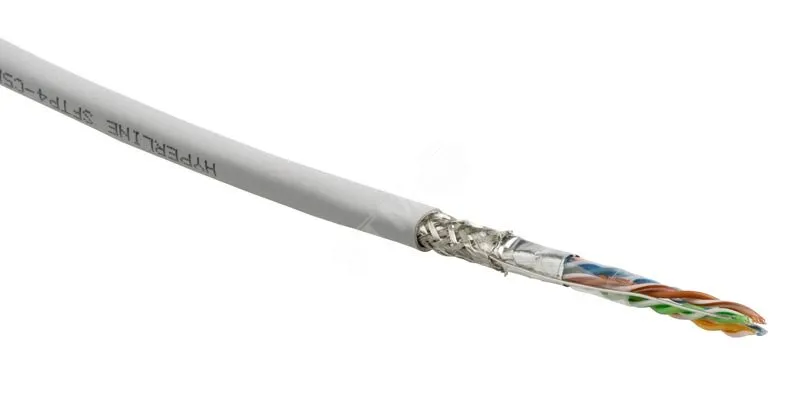 Витая пара SF/UTP кат 5e 4 пары AWG24 solid IN LSZH нг(А)-HF белый 305м