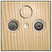 Ecoplast Накладка розетки TV+FM+SAT 2(3) (сосна) LK60 Экопласт 865225