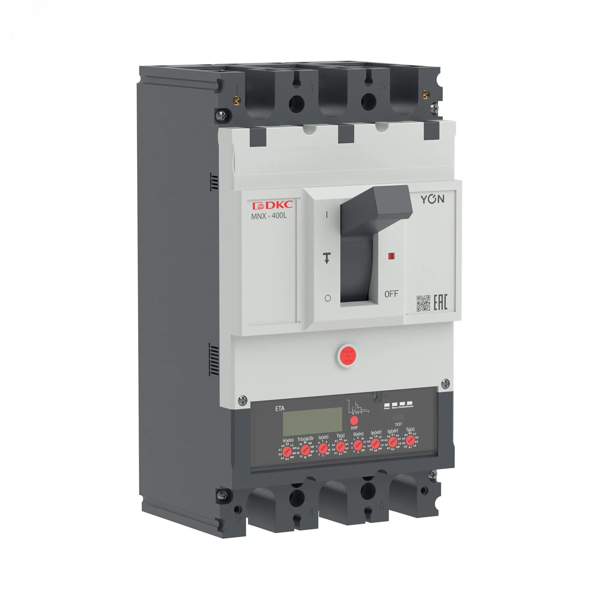 Авт. выкл. yon pro mnx400l 3p 400a 70ka при ac415v расц. eta ДКС MNX400L3PETA0400