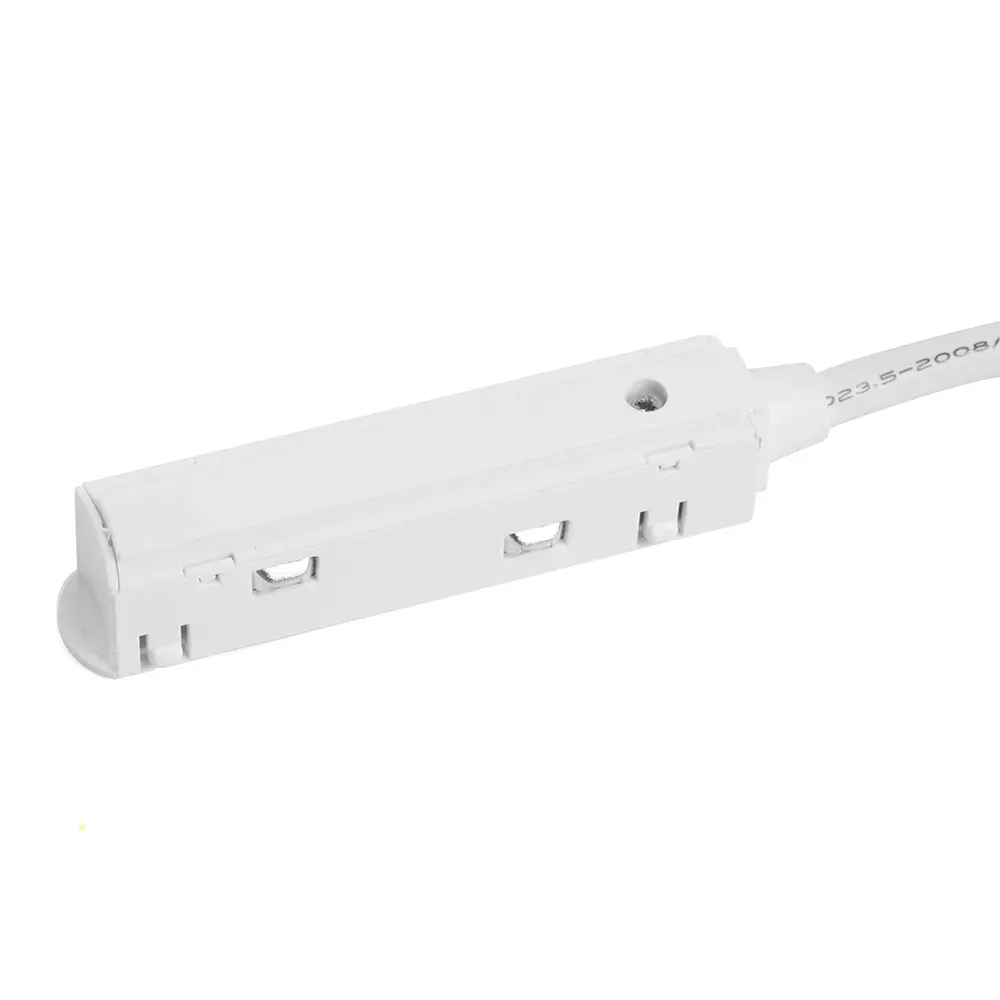 Соединитель-коннектор белый для низковольтного шинопровода