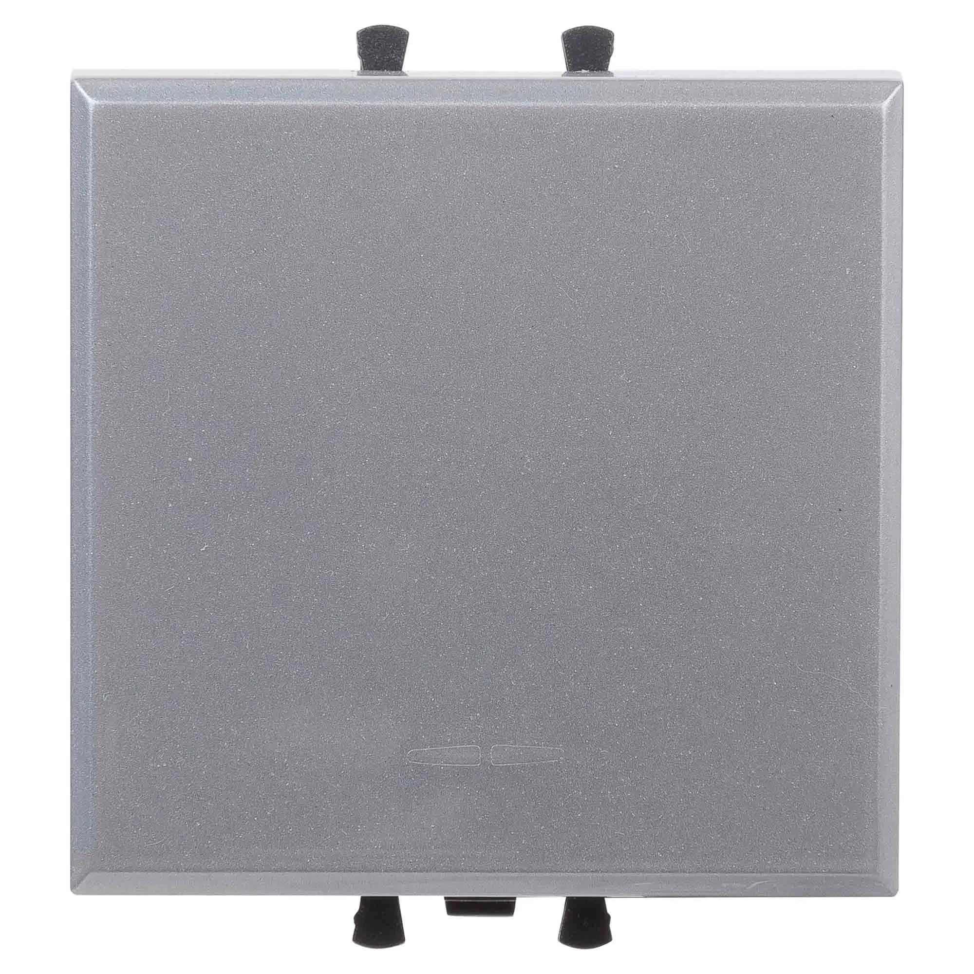 Avanti Инвертор одноклавишный модульный           Закаленная сталь 2 модуля (Переключатель сх.7) DKC 4404122