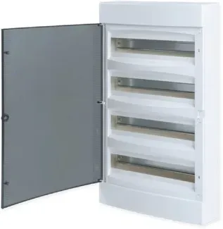 Щит распределительный навесной unix прозрачн я    дверь 4х12 (48) модулей 653x287x112 ip40 EKF UX-4X12-N