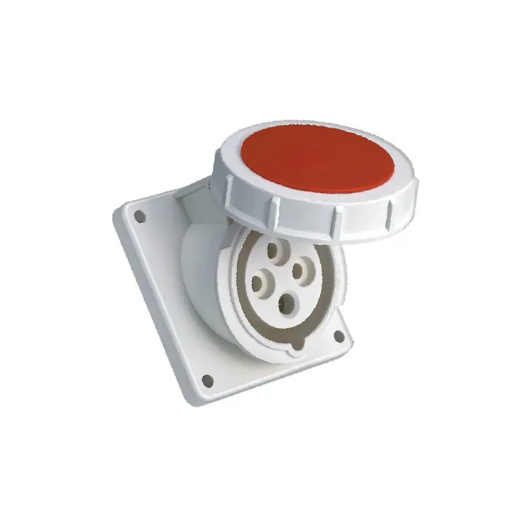 Розетка стационарная внутренняя угловая 4442 3р+ре 125а 380в ip67 proxima EKF PS-4442-125-380