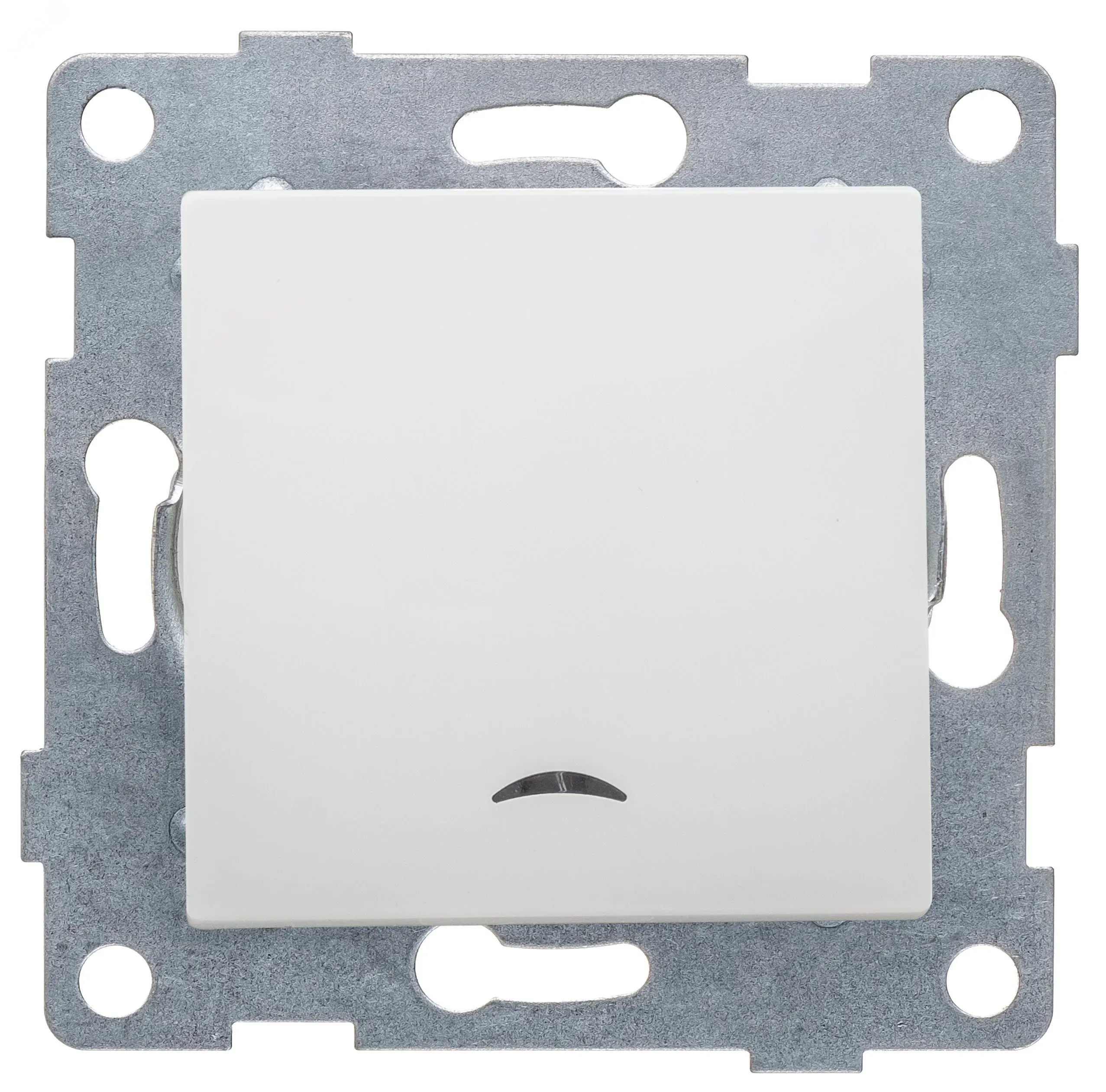 GUSI Ugra механизм выключателя 1кл. (инд), скрытая  установка,  10А, 250В. Цвет: белый. GUSI Electric С11В18-001