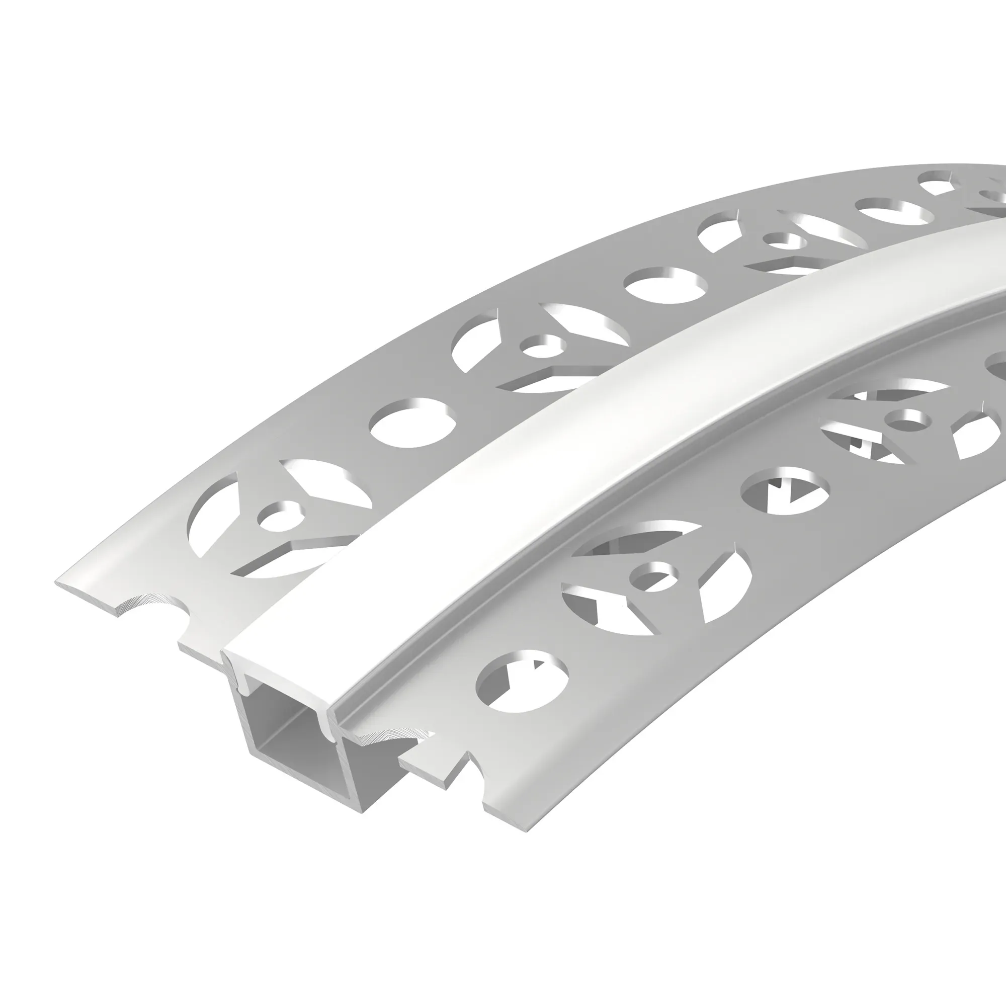 Профиль FANTOM-BENT-W12-TOP-2000 ANOD (Алюминий) Arlight 040327