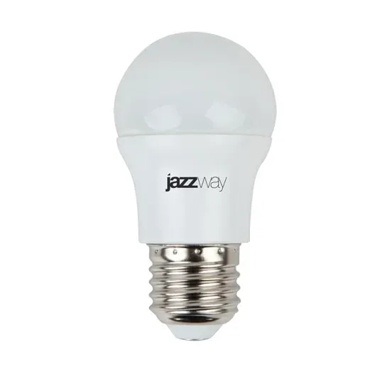 Лампа светодиодная led 7вт e27 560лм 230v/50hz холодный матовый шар sp JAZZWAY 1027887-2