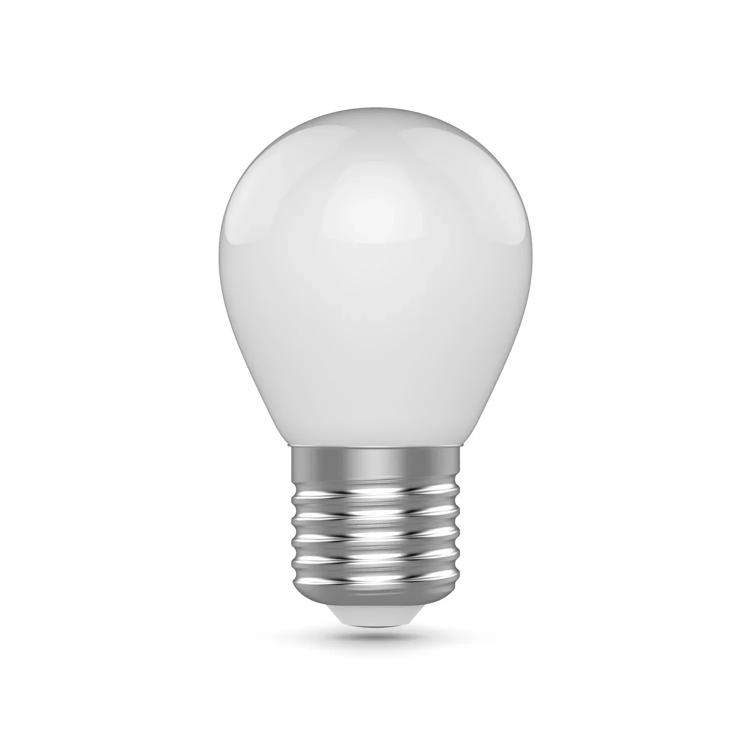 Лампа светодиодная филаментная led 4.5 вт 380 лм 2700к ac180-240в e27 шар p45 теплая матовая колба basic gauss GAUSS 1055215