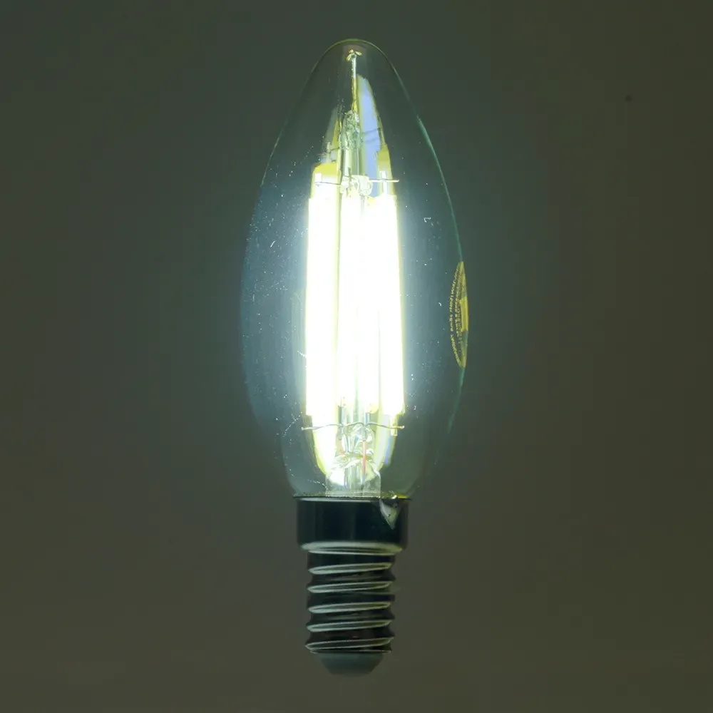 Лампа светодиодная LED 8вт Е14 дневной свеча FILAMENT Feron.PRO