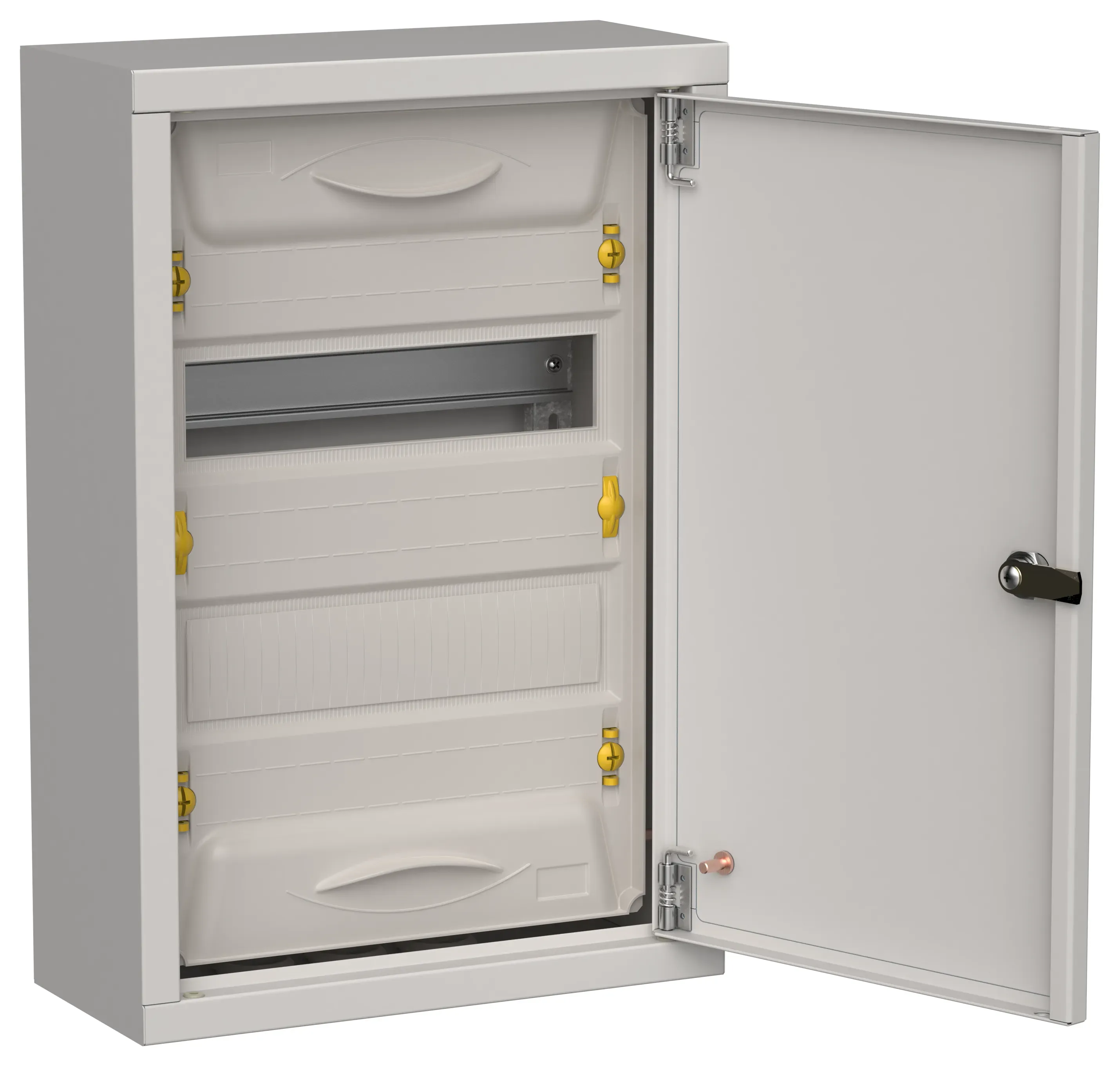 Titan 5 корпус металлический щрн-24 (1х24) 460х310х140мм ip31 серый (одна дверь) iek IEK TI5-50-N-024-31-7035